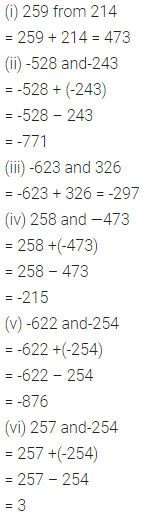 Selina Concise Mathematics Class 6 ICSE Solutions Chapter 6 Negative Numbers and Integers 5