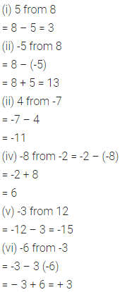 Selina Concise Mathematics Class 6 ICSE Solutions Chapter 6 Negative Numbers and Integers 6