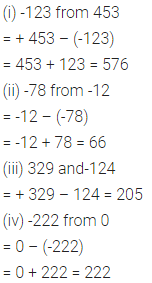 Selina Concise Mathematics Class 6 ICSE Solutions Chapter 6 Negative Numbers and Integers 7