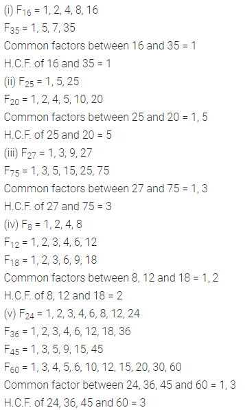 Selina Concise Mathematics Class 6 ICSE Solutions Chapter 8 HCF and LCM Ex 8B 6