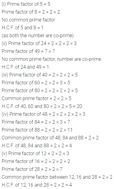 Selina Concise Mathematics Class 6 ICSE Solutions Chapter 8 HCF and LCM Ex 8B 7