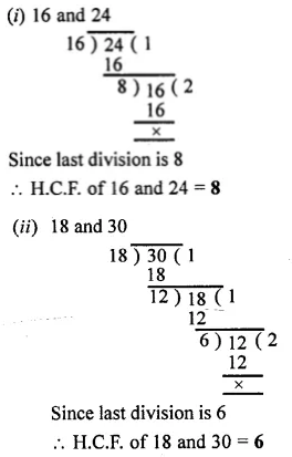 Selina Concise Mathematics Class 6 ICSE Solutions Chapter 8 HCF and LCM Ex 8B 8