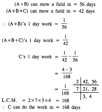 Selina Concise Mathematics Class 8 ICSE Solutions Chapter 10 Direct and Inverse Variations Ex 10E 52