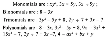 Selina Concise Mathematics Class 8 ICSE Solutions Chapter 11 Algebraic Expressions (Including Operations on Algebraic Expressions) Ex 11A 3