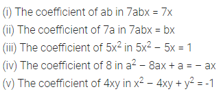 Selina Concise Mathematics Class 8 ICSE Solutions Chapter 11 Algebraic Expressions (Including Operations on Algebraic Expressions) Ex 11A 5