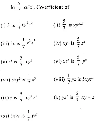 Selina Concise Mathematics Class 8 ICSE Solutions Chapter 11 Algebraic Expressions (Including Operations on Algebraic Expressions) Ex 11A 6