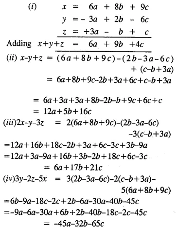 Selina Concise Mathematics Class 8 ICSE Solutions Chapter 11 Algebraic Expressions (Including Operations on Algebraic Expressions) Ex 11B 18