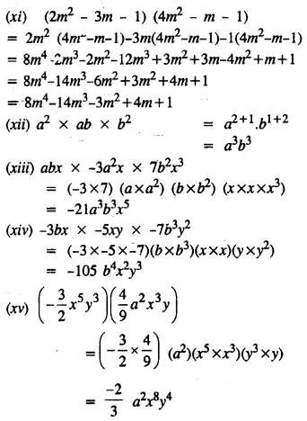 Selina Concise Mathematics Class 8 ICSE Solutions Chapter 11 Algebraic Expressions (Including Operations on Algebraic Expressions) Ex 11C 27