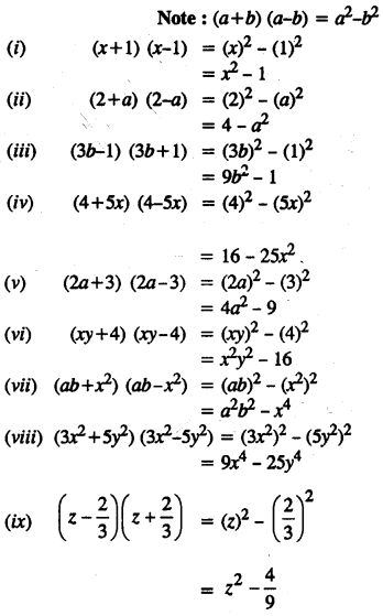 Selina Concise Mathematics Class 8 ICSE Solutions Chapter 12 Algebraic Identities Ex 12A 3