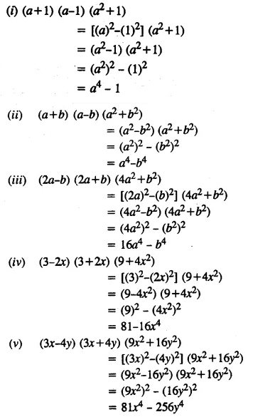 Selina Concise Mathematics Class 8 ICSE Solutions Chapter 12 Algebraic Identities Ex 12A 5