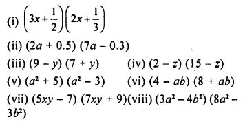 Selina Concise Mathematics Class 8 ICSE Solutions Chapter 12 Algebraic Identities Ex 12D Q1