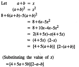Selina Concise Mathematics Class 8 ICSE Solutions Chapter 13 Factorisation Ex 13D 81