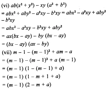 Selina Concise Mathematics Class 8 ICSE Solutions Chapter 13 Factorisation Ex 13F 106