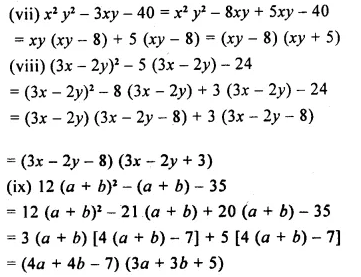 Selina Concise Mathematics Class 8 ICSE Solutions Chapter 13 Factorisation Ex 13F 110