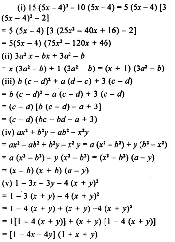 Selina Concise Mathematics Class 8 ICSE Solutions Chapter 13 Factorisation Ex 13F 111