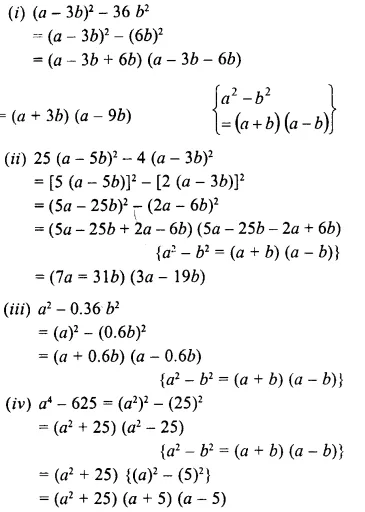 Selina Concise Mathematics Class 8 ICSE Solutions Chapter 13 Factorisation Ex 13F 115