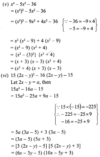 Selina Concise Mathematics Class 8 ICSE Solutions Chapter 13 Factorisation Ex 13F 116