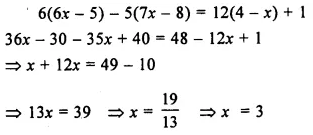 Selina Concise Mathematics Class 8 ICSE Solutions Chapter 14 Linear Equations in one Variable (With Problems Based on Linear equations) Ex 14A 16