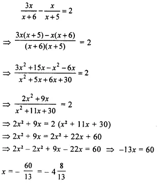 Selina Concise Mathematics Class 8 ICSE Solutions Chapter 14 Linear Equations in one Variable (With Problems Based on Linear equations) Ex 14A 20