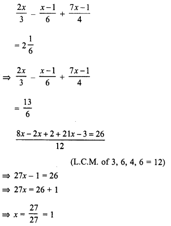 Selina Concise Mathematics Class 8 ICSE Solutions Chapter 14 Linear Equations in one Variable (With Problems Based on Linear equations) Ex 14A 24