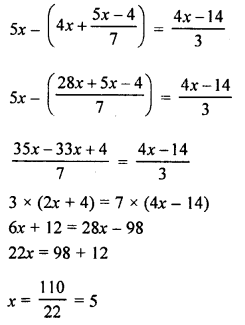 Selina Concise Mathematics Class 8 ICSE Solutions Chapter 14 Linear Equations in one Variable (With Problems Based on Linear equations) Ex 14A 28