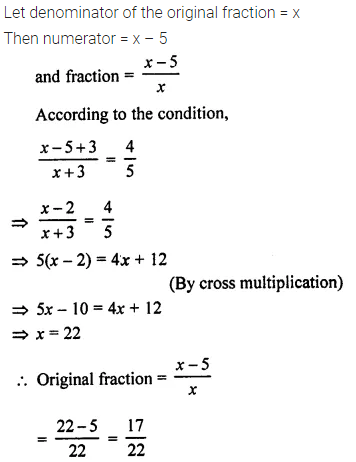 Selina Concise Mathematics Class 8 ICSE Solutions Chapter 14 Linear Equations in one Variable (With Problems Based on Linear equations) Ex 14C 71