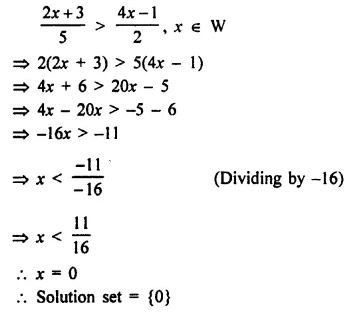 Selina Concise Mathematics Class 8 ICSE Solutions Chapter 15 Linear Inequations (Including Number Lines) Ex 15A 14