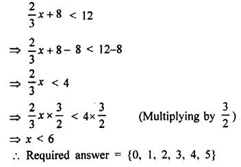 Selina Concise Mathematics Class 8 ICSE Solutions Chapter 15 Linear Inequations (Including Number Lines) Ex 15A 6