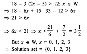 Selina Concise Mathematics Class 8 ICSE Solutions Chapter 15 Linear Inequations (Including Number Lines) Ex 15A 9