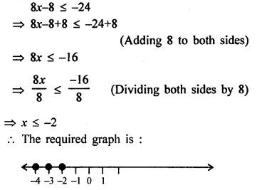 Selina Concise Mathematics Class 8 ICSE Solutions Chapter 15 Linear Inequations (Including Number Lines) Ex 15B 19