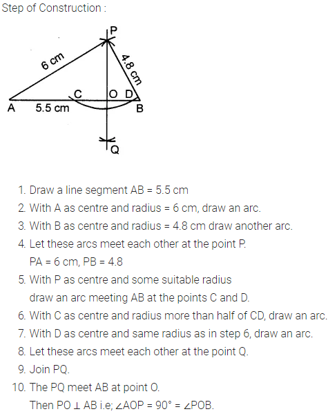 Selina Concise Mathematics Class 8 ICSE Solutions Chapter 18 Constructions (Using ruler and compass only) Ex 18B 17
