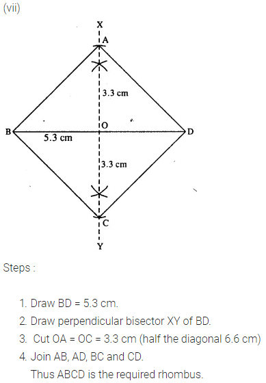 Selina Concise Mathematics Class 8 ICSE Solutions Chapter 18 Constructions (Using ruler and compass only) Ex 18D 54