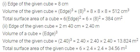 Selina Concise Mathematics Class 8 ICSE Solutions Chapter 21 Surface Area, Volume and Capacity (Cuboid, Cube and Cylinder) Ex 21A 6