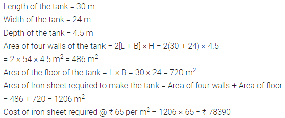 Selina Concise Mathematics Class 8 ICSE Solutions Chapter 21 Surface Area, Volume and Capacity (Cuboid, Cube and Cylinder) Ex 21B 24