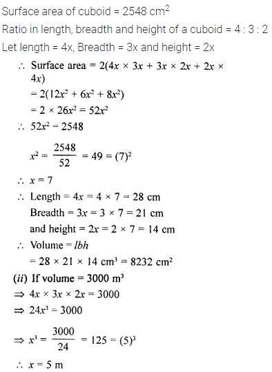 Selina Concise Mathematics Class 8 ICSE Solutions Chapter 21 Surface Area, Volume and Capacity (Cuboid, Cube and Cylinder) Ex 21C 32