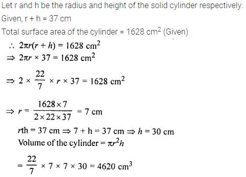 Selina Concise Mathematics Class 8 ICSE Solutions Chapter 21 Surface Area, Volume and Capacity (Cuboid, Cube and Cylinder) Ex 21D 41