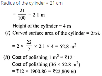 Selina Concise Mathematics Class 8 ICSE Solutions Chapter 21 Surface Area, Volume and Capacity (Cuboid, Cube and Cylinder) Ex 21D 42
