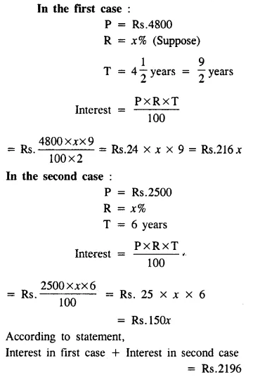 Selina Concise Mathematics Class 8 ICSE Solutions Chapter 9 Simple and Compound Interest Ex 9A 15