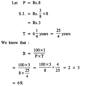 Selina Concise Mathematics Class 8 ICSE Solutions Chapter 9 Simple and Compound Interest Ex 9A 9
