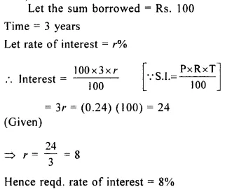 Selina Concise Mathematics Class 8 ICSE Solutions Chapter 9 Simple and Compound Interest Ex 9B 18