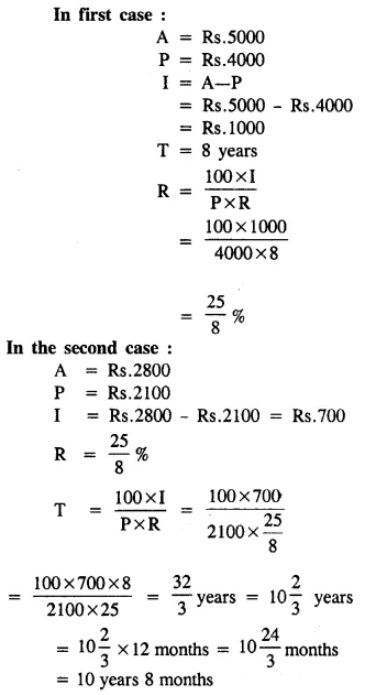 Selina Concise Mathematics Class 8 ICSE Solutions Chapter 9 Simple and Compound Interest Ex 9B 21