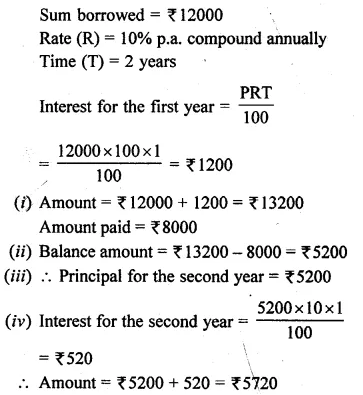 Selina Concise Mathematics Class 8 ICSE Solutions Chapter 9 Simple and Compound Interest Ex 9C 45
