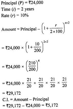 Selina Concise Mathematics Class 8 ICSE Solutions Chapter 9 Simple and Compound Interest Ex 9C 50