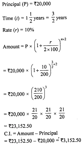 Selina Concise Mathematics Class 8 ICSE Solutions Chapter 9 Simple and Compound Interest Ex 9C 52
