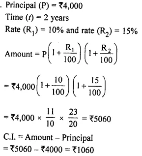 Selina Concise Mathematics Class 8 ICSE Solutions Chapter 9 Simple and Compound Interest Ex 9C 54