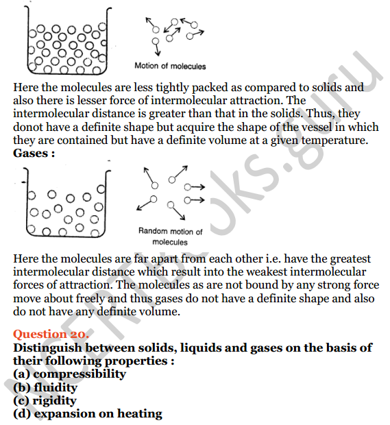 Selina Concise Physics Class 6 ICSE Solutions Chapter 1 Matter 11