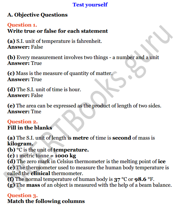 Selina Concise Physics Class 6 ICSE Solutions Chapter 2 Physical Quantities and Measurement 1