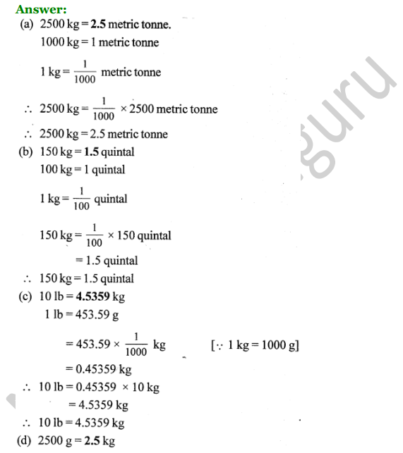 Selina Concise Physics Class 6 ICSE Solutions Chapter 2 Physical Quantities and Measurement 10