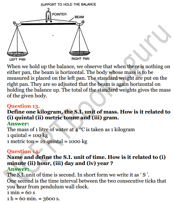 Selina Concise Physics Class 6 ICSE Solutions Chapter 2 Physical Quantities and Measurement 12