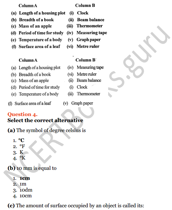 Selina Concise Physics Class 6 ICSE Solutions Chapter 2 Physical Quantities and Measurement 2